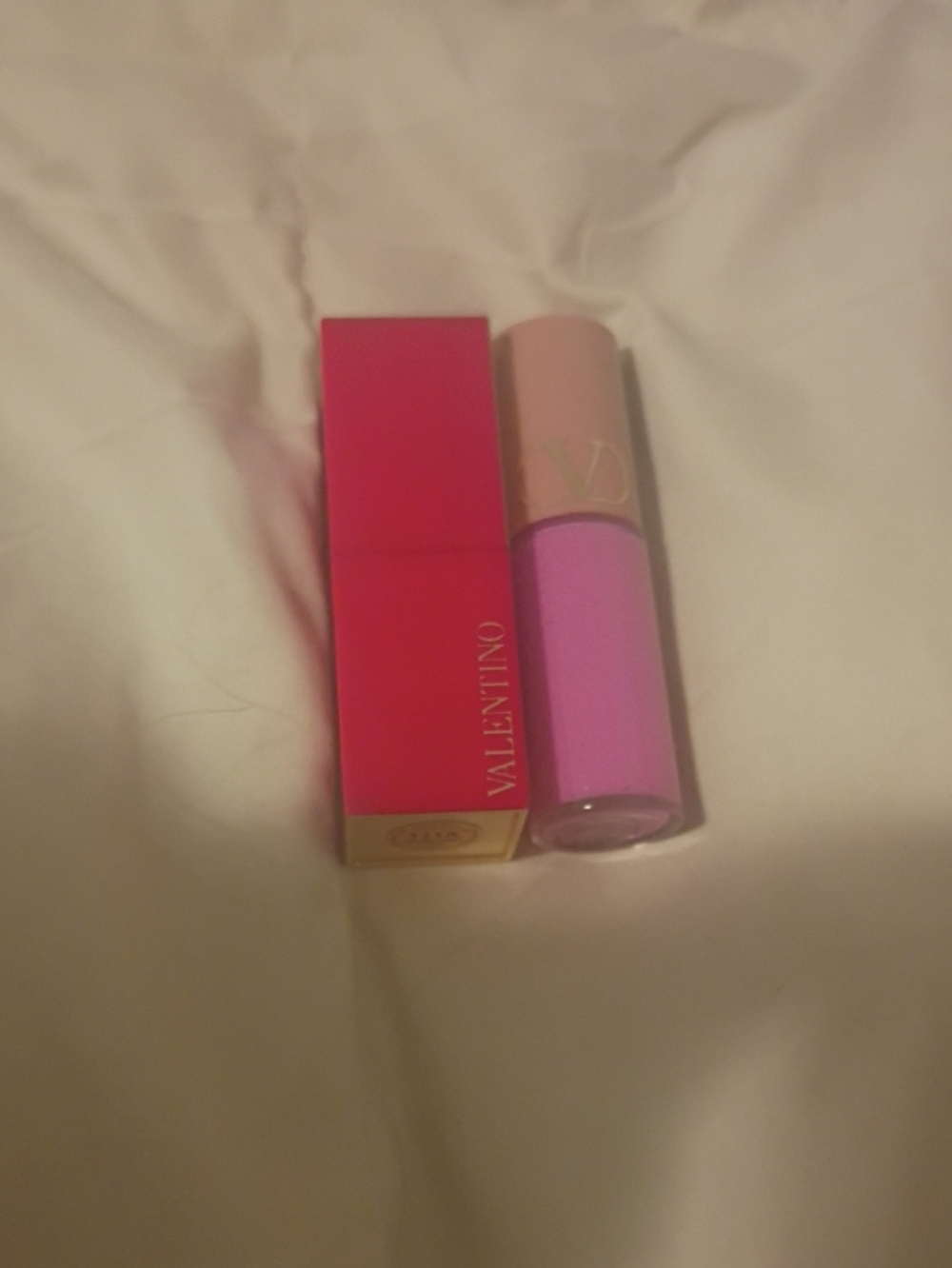 Valentino Liquid Lipstick in Bright Red And Liquid Blush In Pink